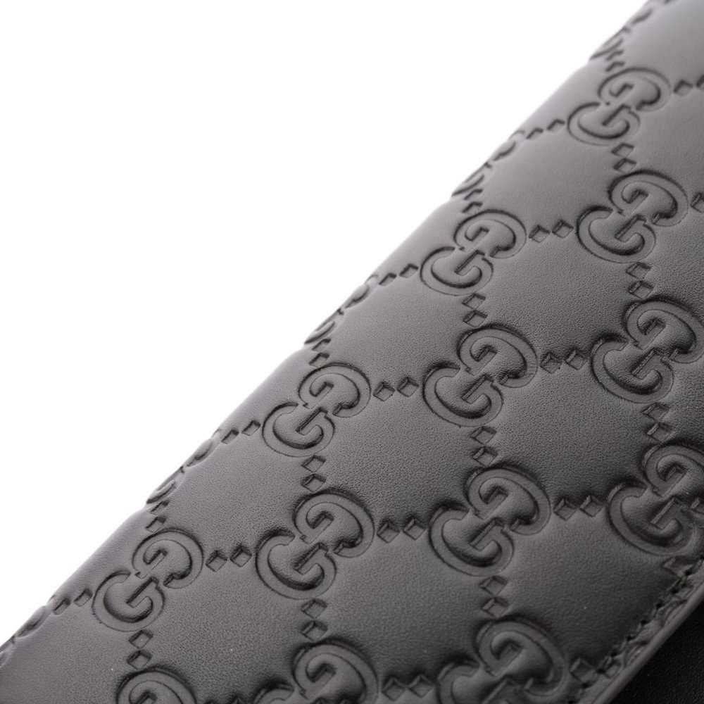 Gucci Signature Guccissima GG Wallet in Black NEW IN BOX - Picture 4 of 11